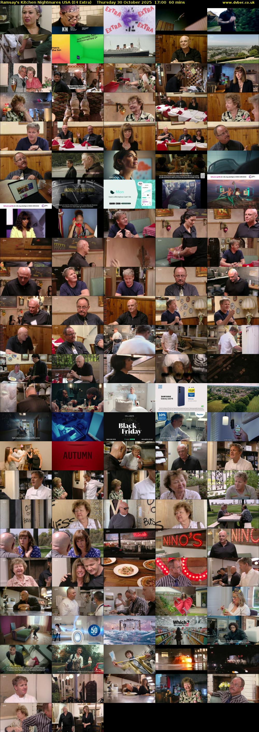 Ramsay's Kitchen Nightmares USA (E4 Extra) Thursday 30 October 2025 17:00 - 18:00