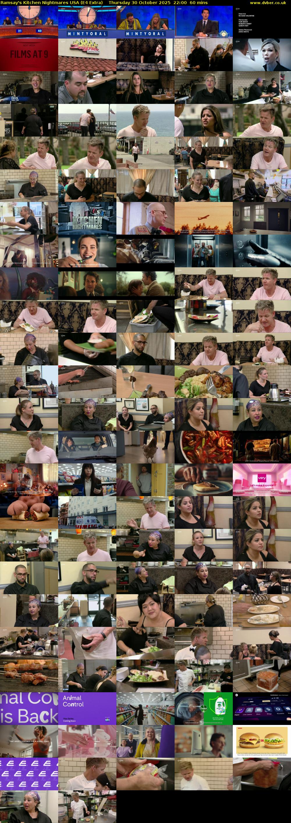 Ramsay's Kitchen Nightmares USA (E4 Extra) Thursday 30 October 2025 22:00 - 23:00