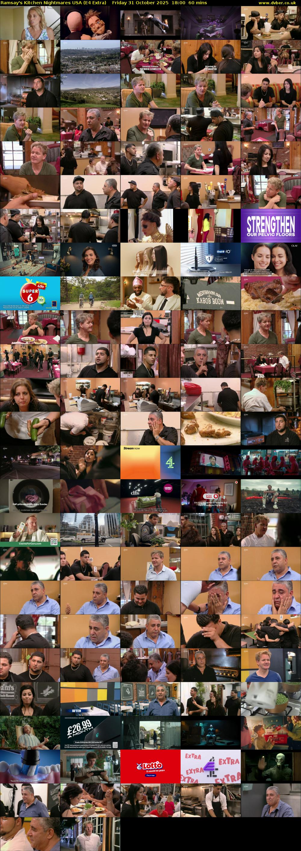 Ramsay's Kitchen Nightmares USA (E4 Extra) Friday 31 October 2025 18:00 - 19:00