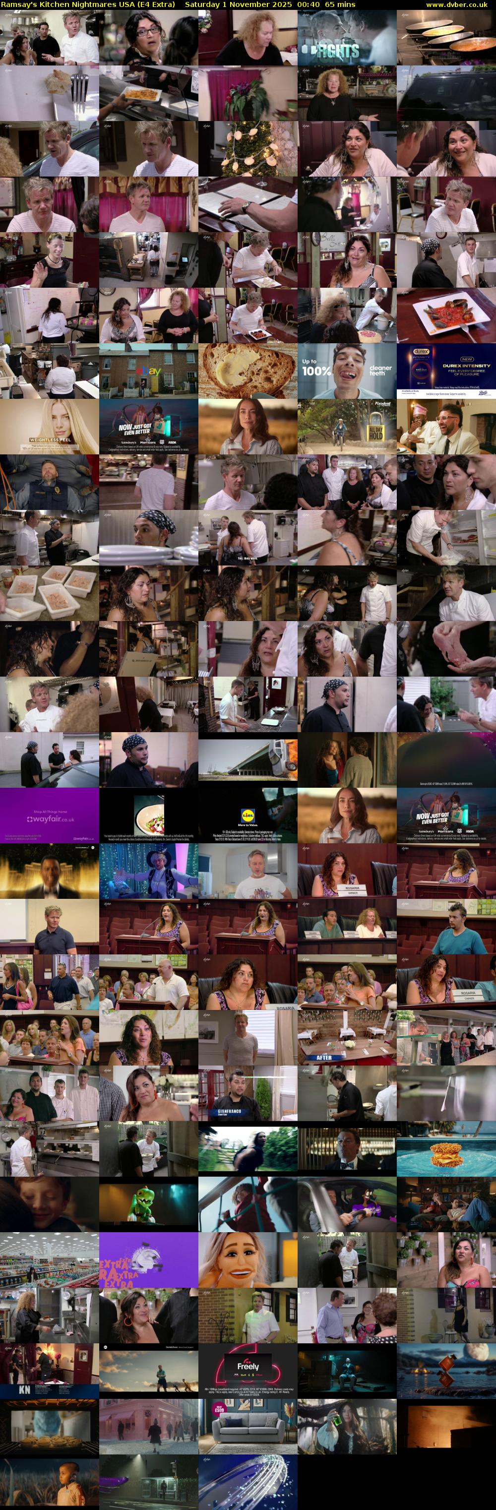 Ramsay's Kitchen Nightmares USA (E4 Extra) Saturday 1 November 2025 00:40 - 01:45