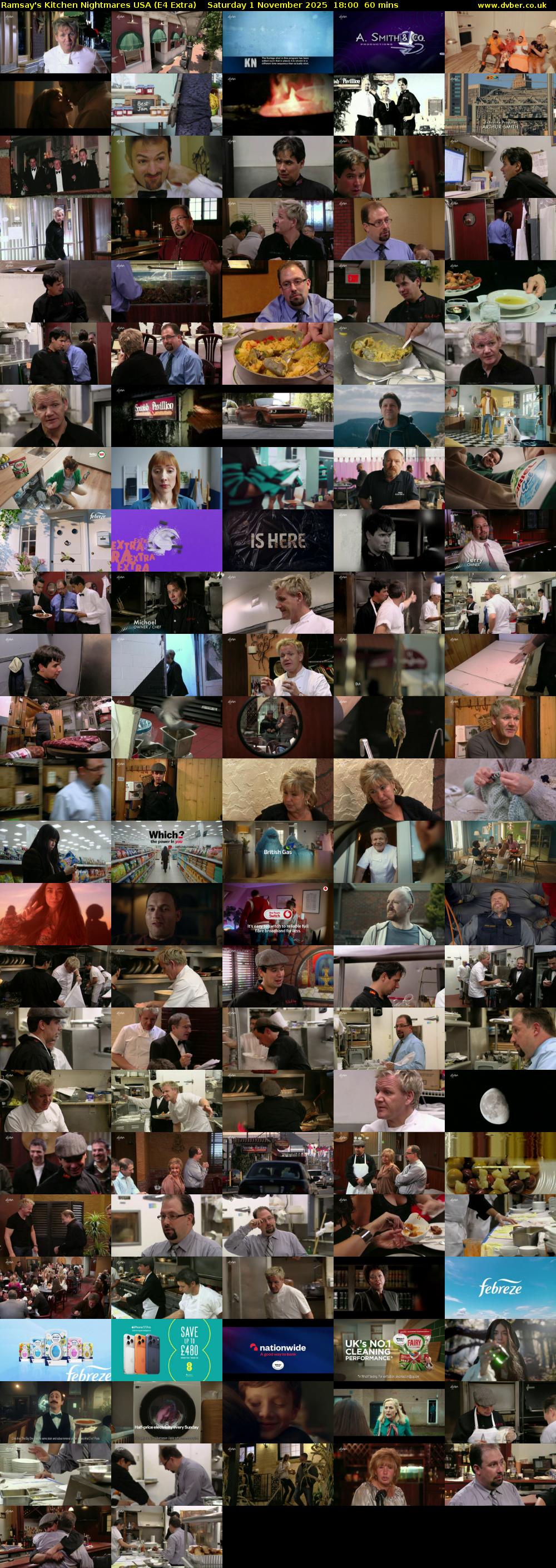 Ramsay's Kitchen Nightmares USA (E4 Extra) Saturday 1 November 2025 18:00 - 19:00