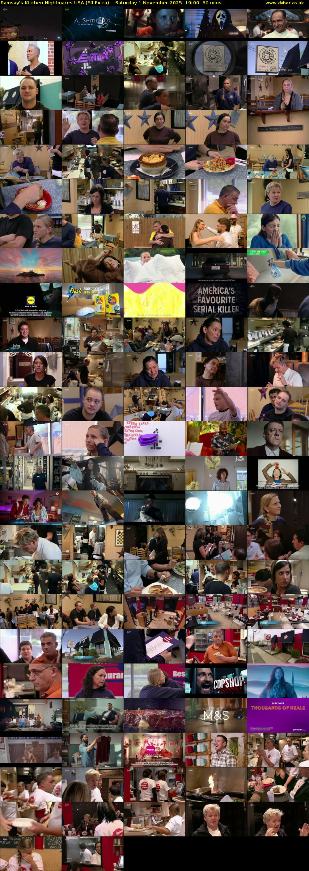 Ramsay's Kitchen Nightmares USA (E4 Extra) Saturday 1 November 2025 19:00 - 20:00