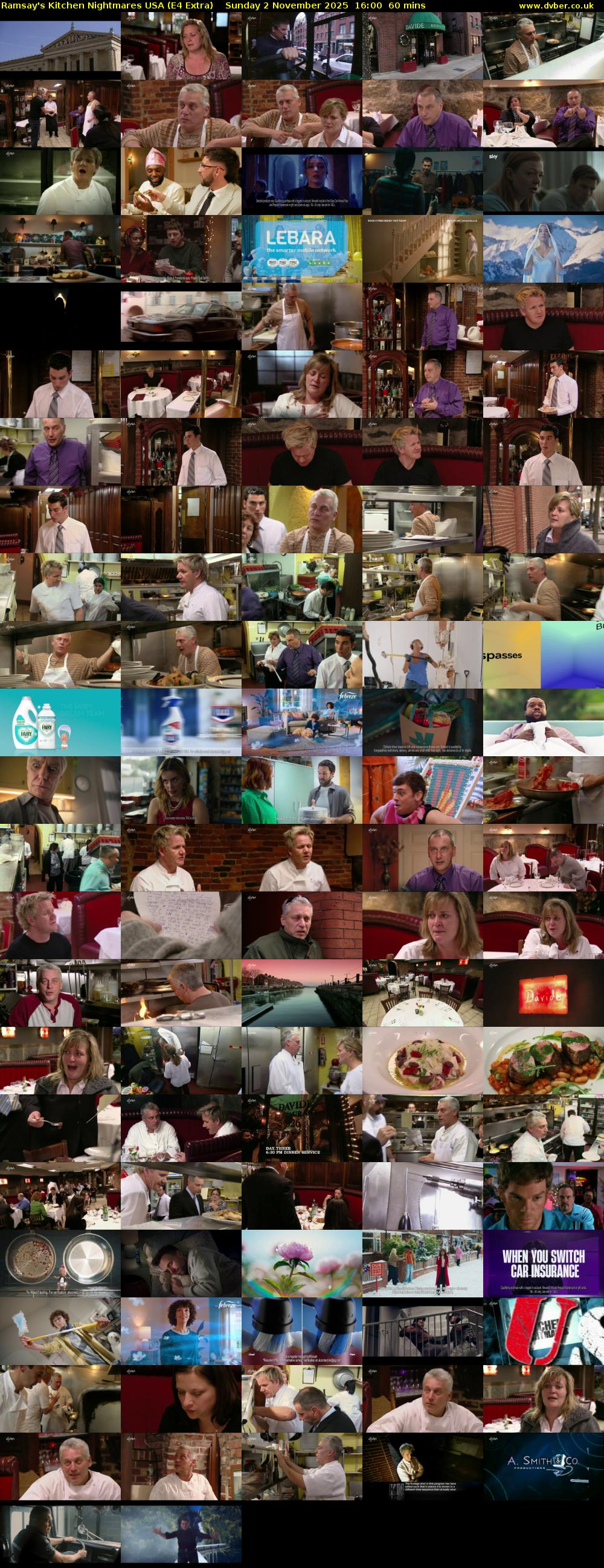 Ramsay's Kitchen Nightmares USA (E4 Extra) Sunday 2 November 2025 16:00 - 17:00
