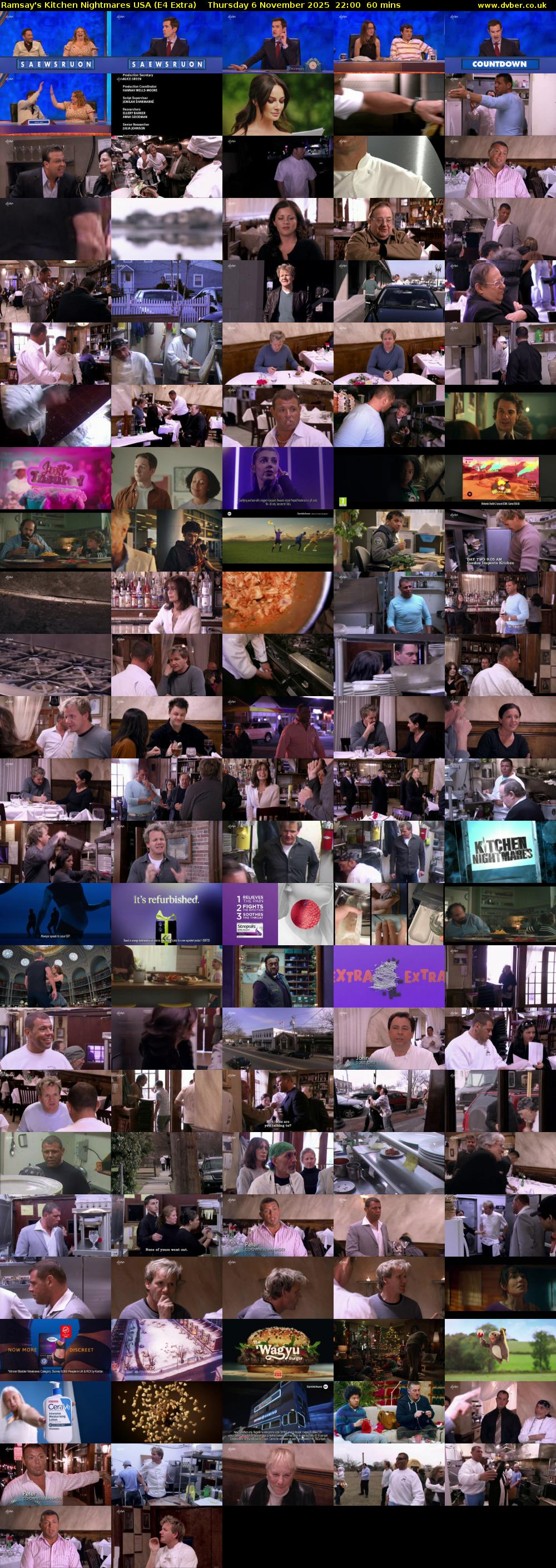 Ramsay's Kitchen Nightmares USA (E4 Extra) Thursday 6 November 2025 22:00 - 23:00