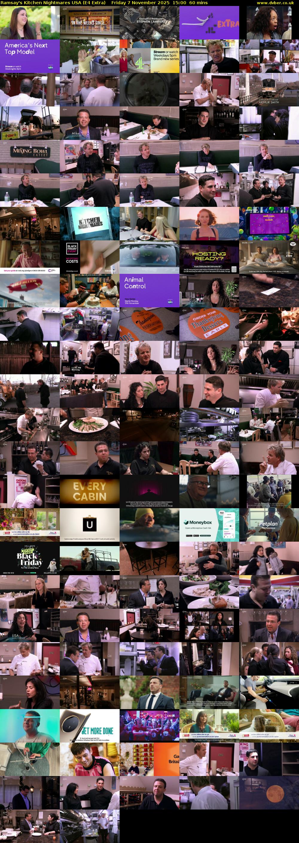 Ramsay's Kitchen Nightmares USA (E4 Extra) Friday 7 November 2025 15:00 - 16:00