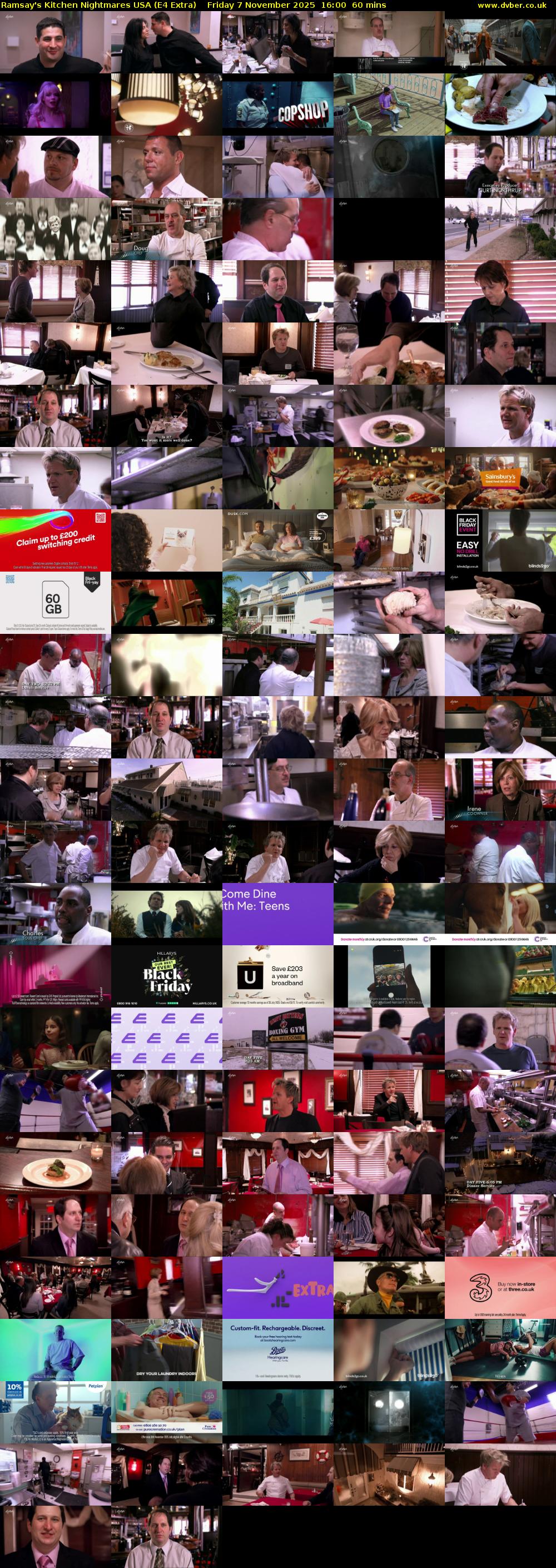 Ramsay's Kitchen Nightmares USA (E4 Extra) Friday 7 November 2025 16:00 - 17:00