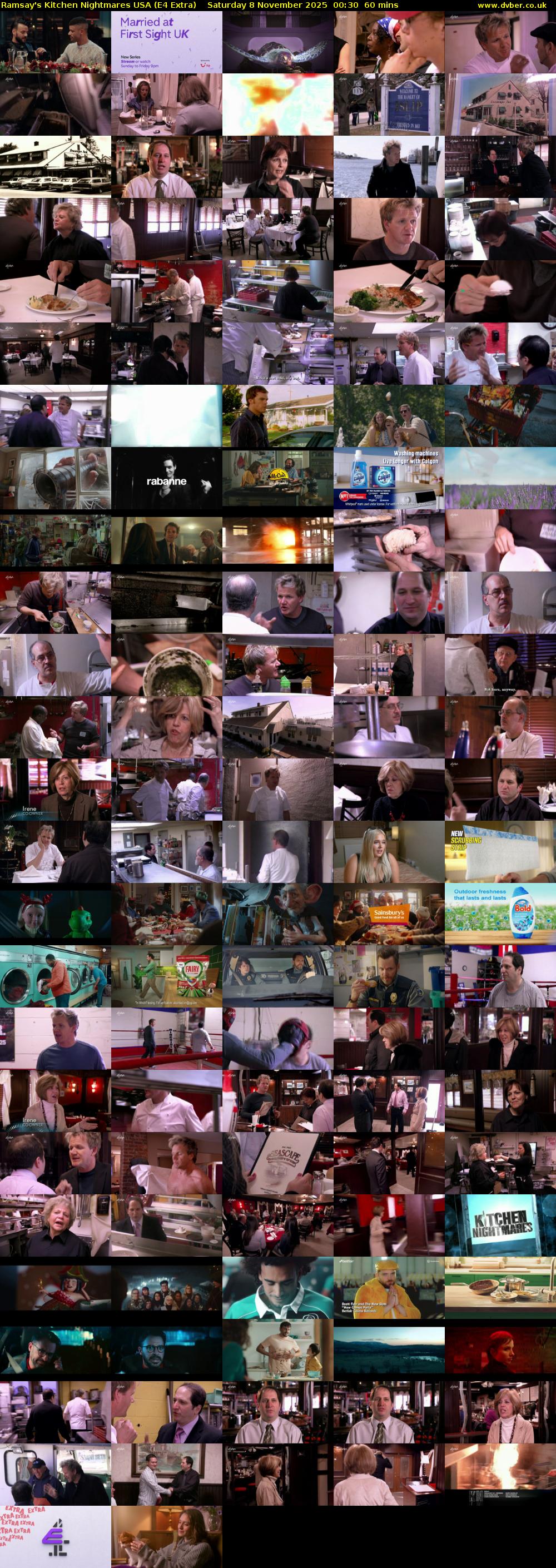 Ramsay's Kitchen Nightmares USA (E4 Extra) Saturday 8 November 2025 00:30 - 01:30