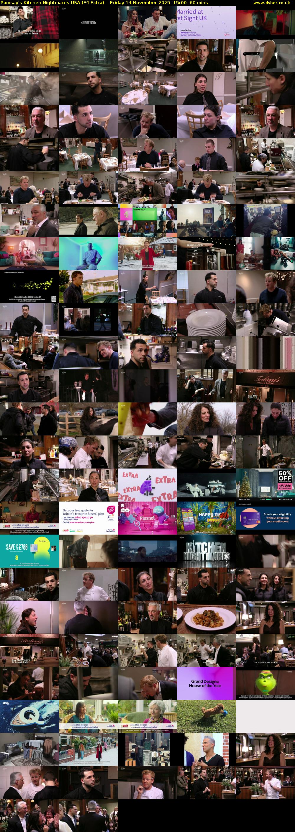 Ramsay's Kitchen Nightmares USA (E4 Extra) Friday 14 November 2025 15:00 - 16:00