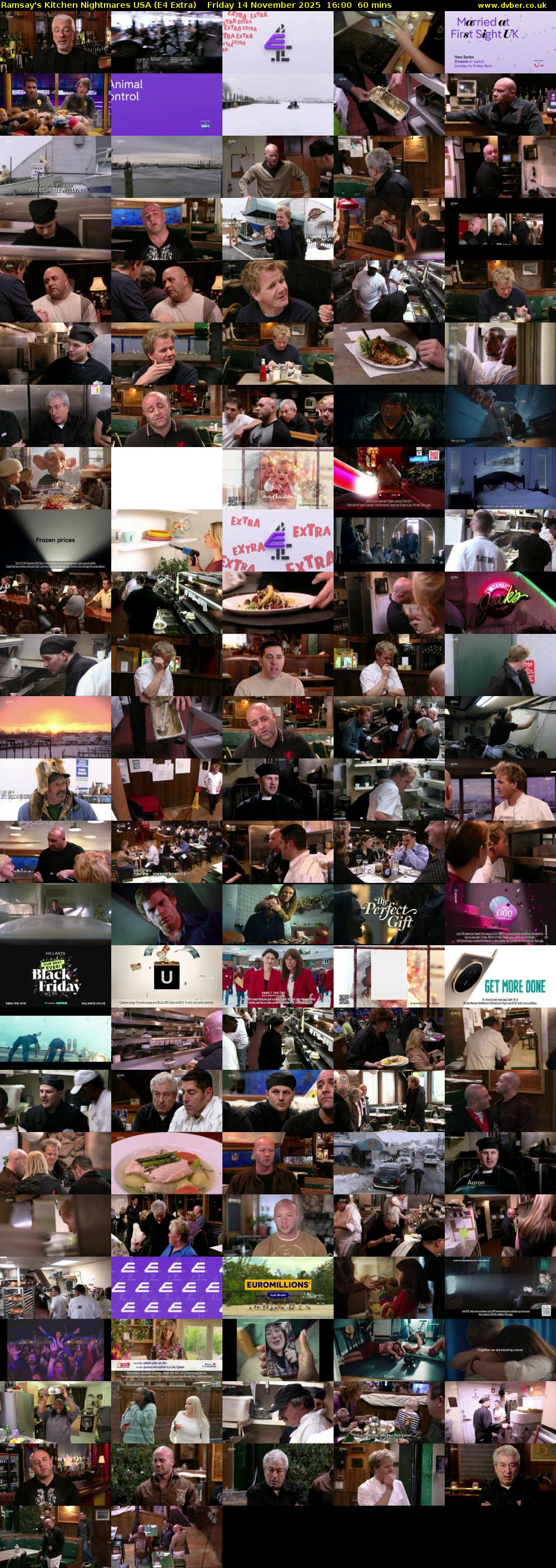 Ramsay's Kitchen Nightmares USA (E4 Extra) Friday 14 November 2025 16:00 - 17:00