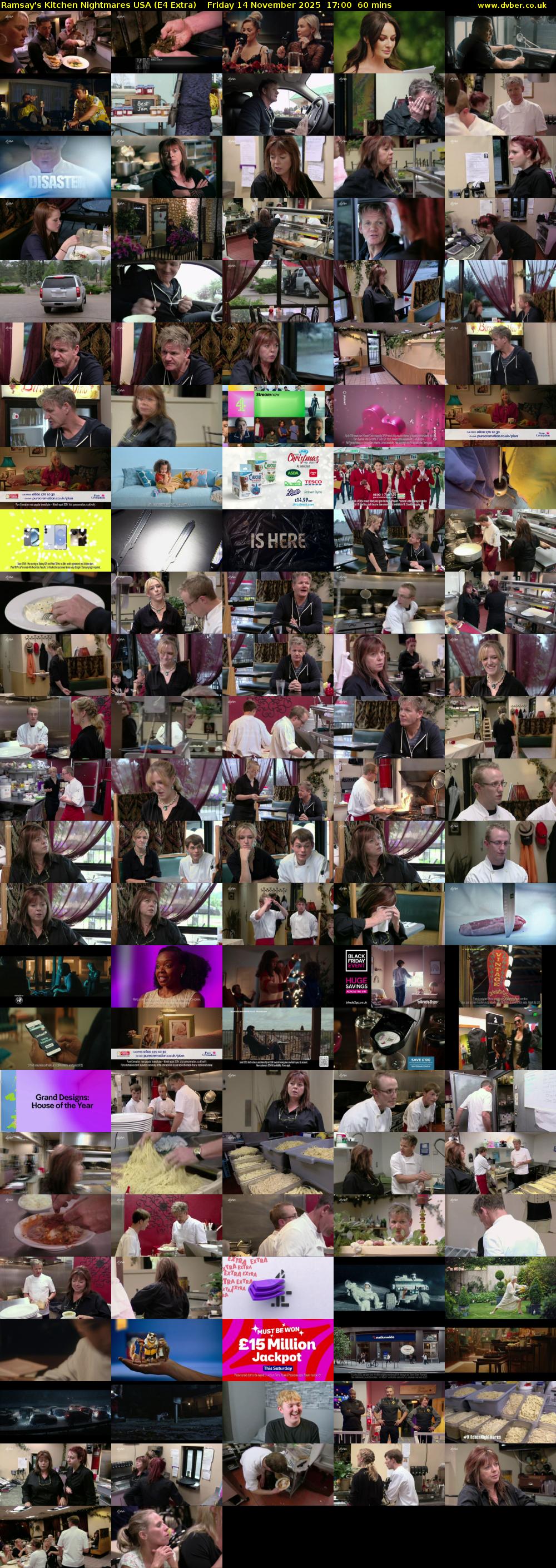 Ramsay's Kitchen Nightmares USA (E4 Extra) Friday 14 November 2025 17:00 - 18:00