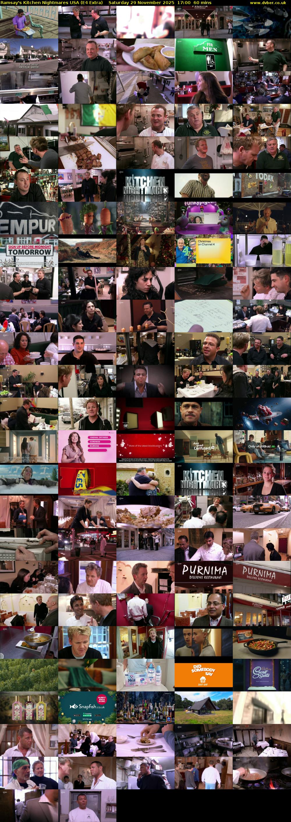 Ramsay's Kitchen Nightmares USA (E4 Extra) Saturday 29 November 2025 17:00 - 18:00