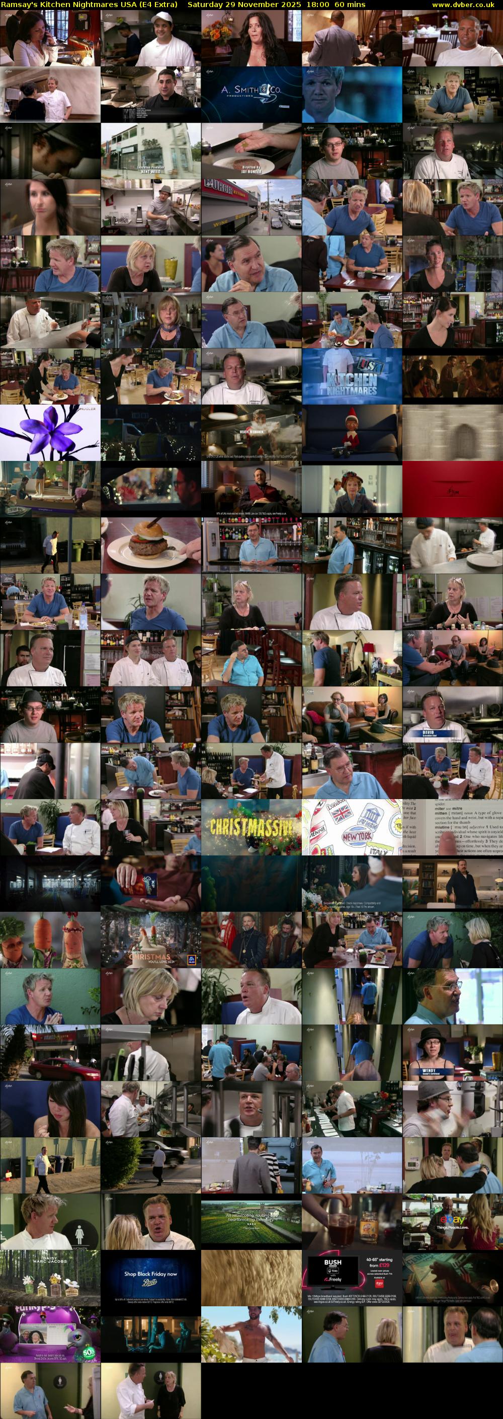 Ramsay's Kitchen Nightmares USA (E4 Extra) Saturday 29 November 2025 18:00 - 19:00