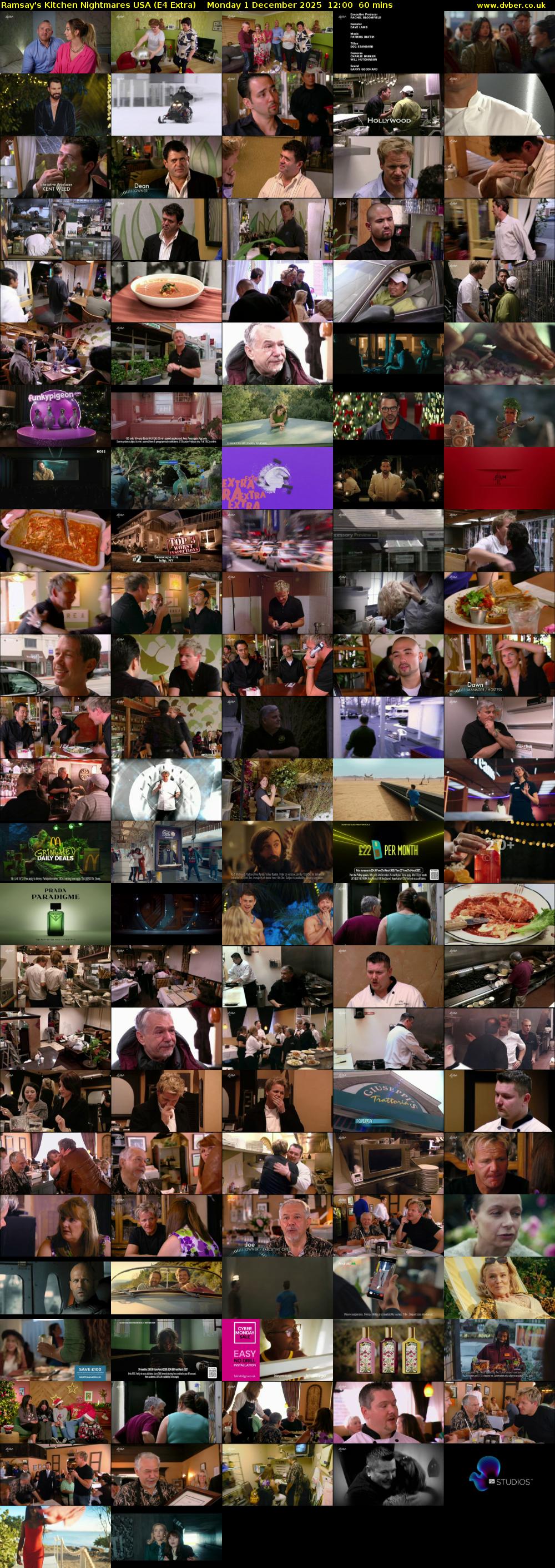 Ramsay's Kitchen Nightmares USA (E4 Extra) Monday 1 December 2025 12:00 - 13:00