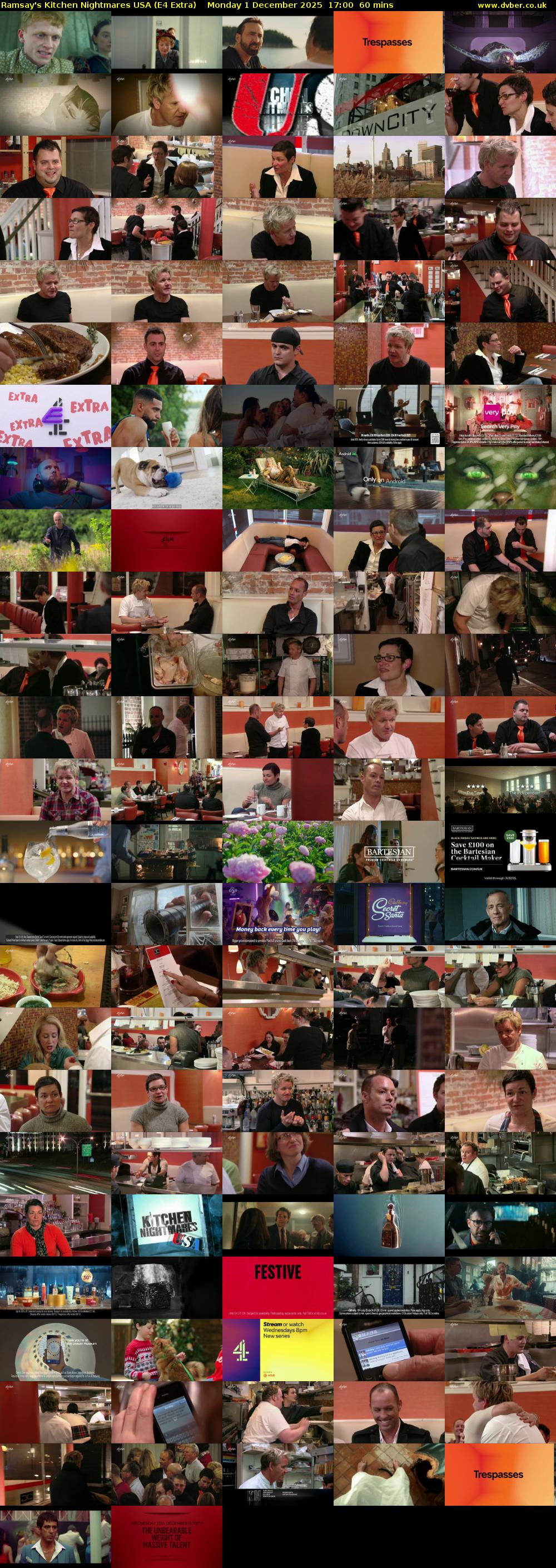 Ramsay's Kitchen Nightmares USA (E4 Extra) Monday 1 December 2025 17:00 - 18:00