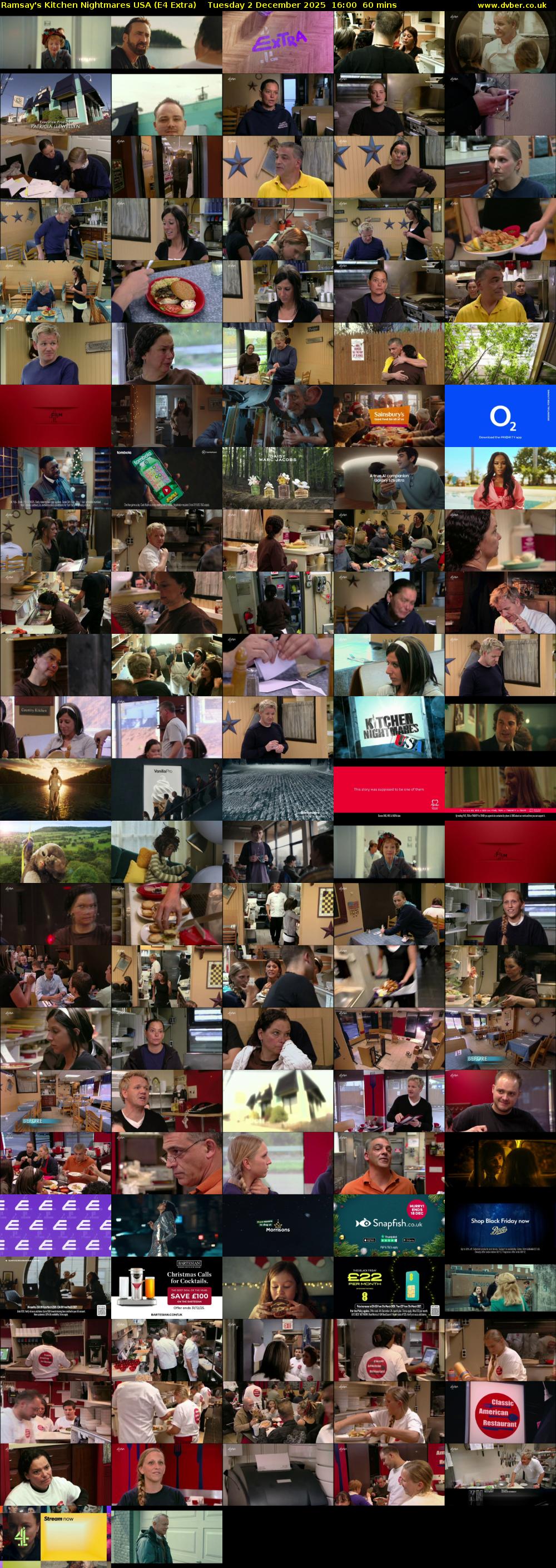 Ramsay's Kitchen Nightmares USA (E4 Extra) Tuesday 2 December 2025 16:00 - 17:00