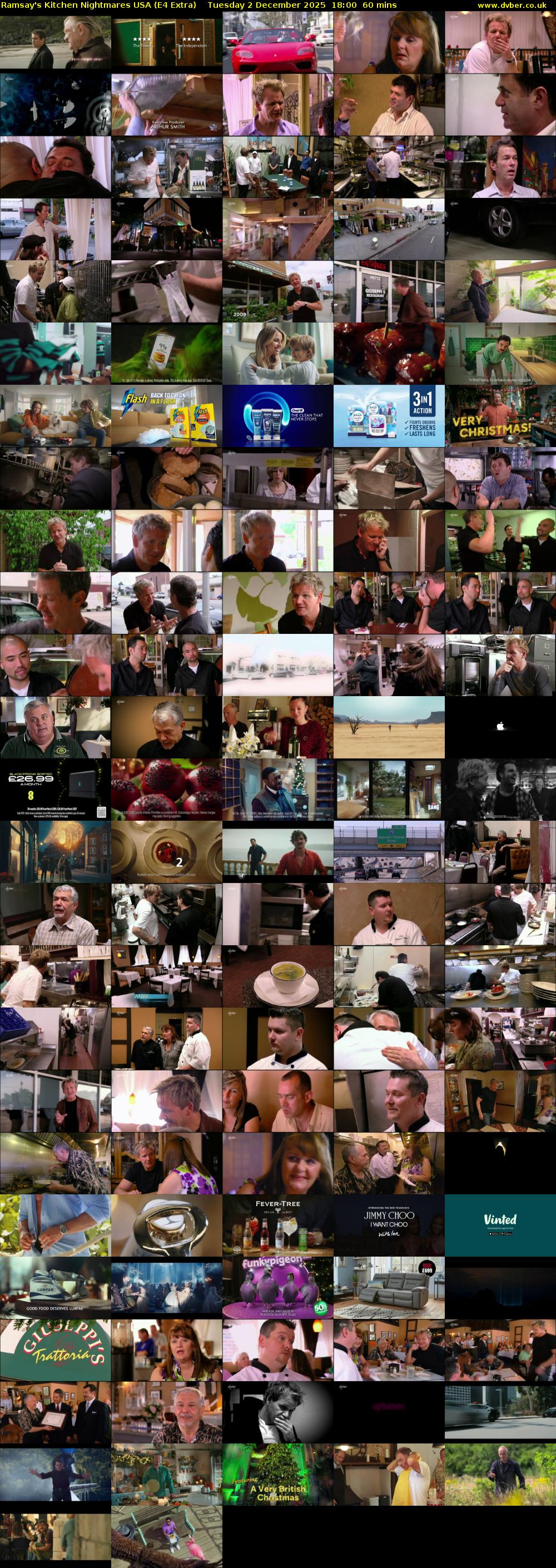 Ramsay's Kitchen Nightmares USA (E4 Extra) Tuesday 2 December 2025 18:00 - 19:00