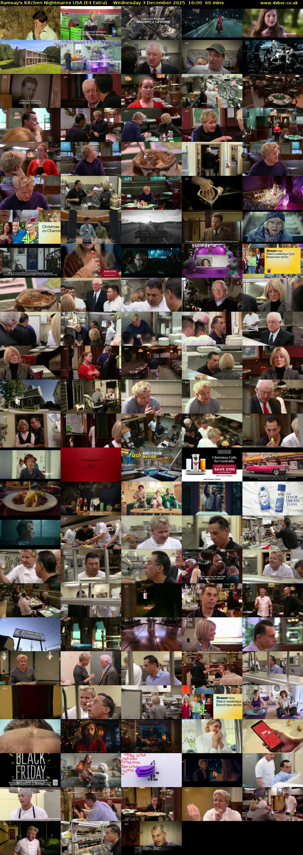 Ramsay's Kitchen Nightmares USA (E4 Extra) Wednesday 3 December 2025 16:00 - 17:00