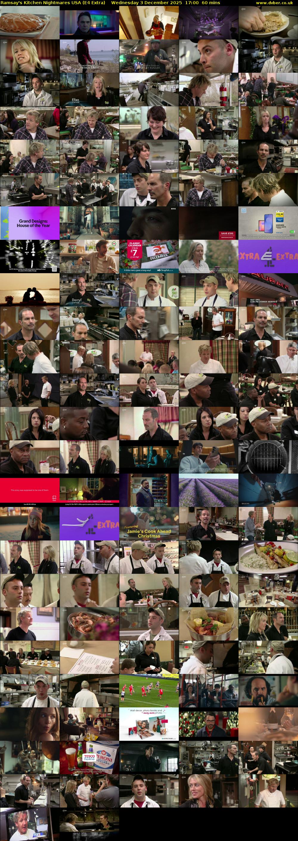 Ramsay's Kitchen Nightmares USA (E4 Extra) Wednesday 3 December 2025 17:00 - 18:00