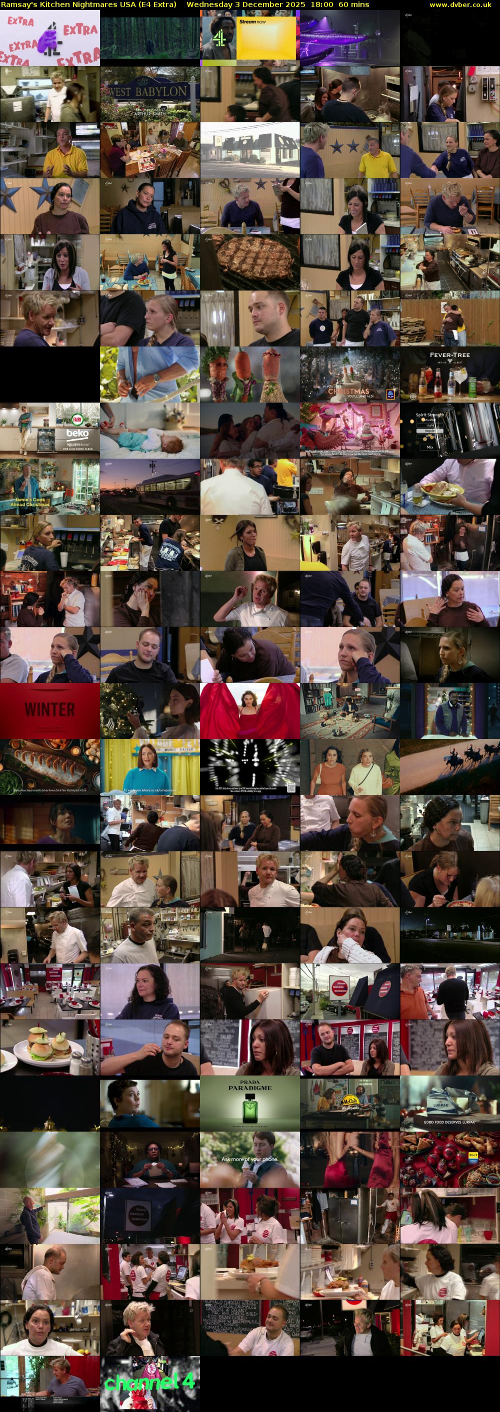 Ramsay's Kitchen Nightmares USA (E4 Extra) Wednesday 3 December 2025 18:00 - 19:00