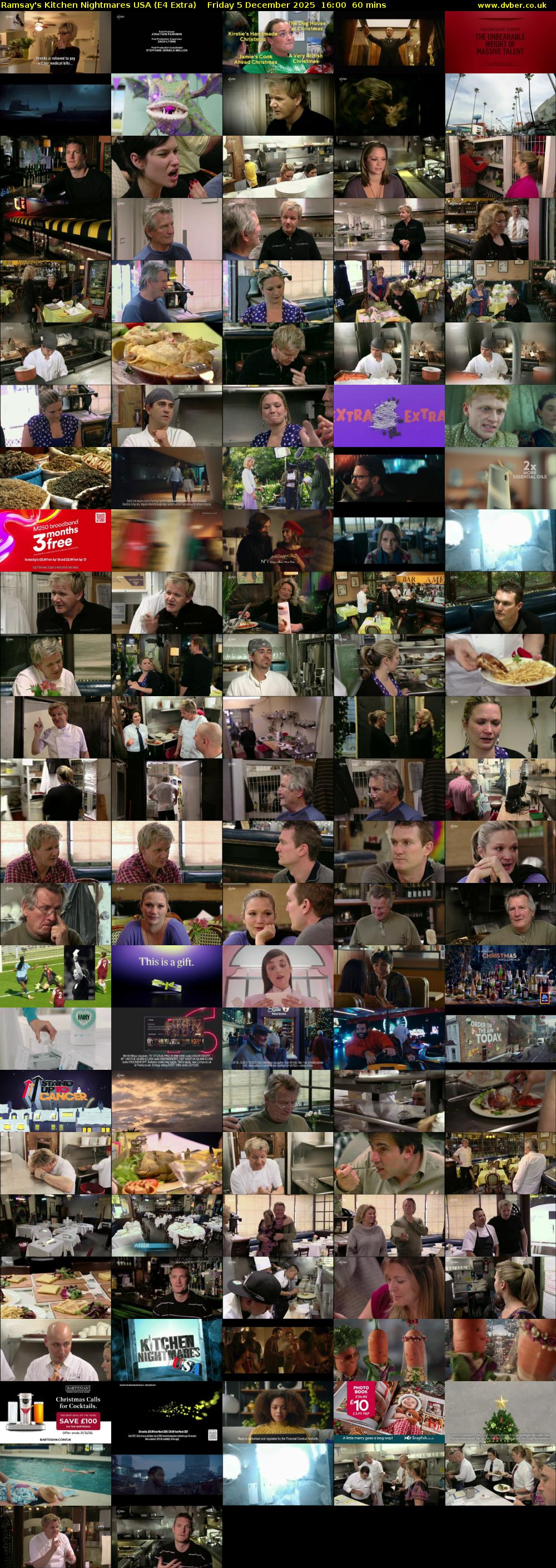 Ramsay's Kitchen Nightmares USA (E4 Extra) Friday 5 December 2025 16:00 - 17:00
