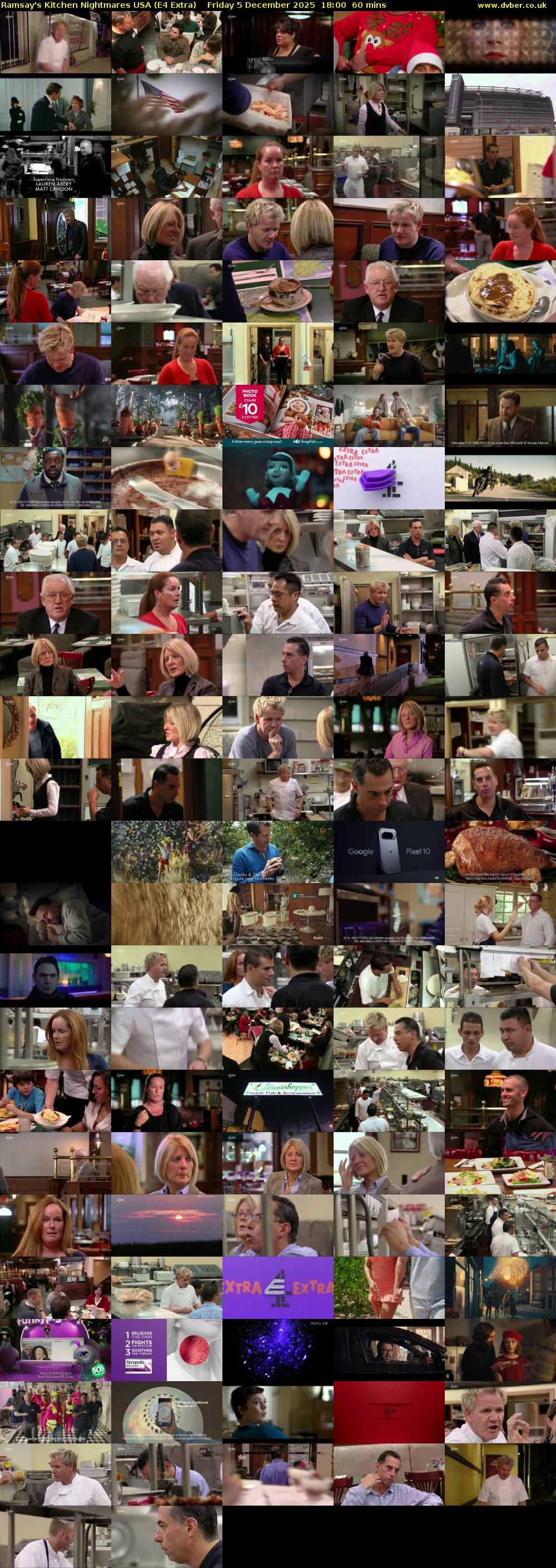 Ramsay's Kitchen Nightmares USA (E4 Extra) Friday 5 December 2025 18:00 - 19:00