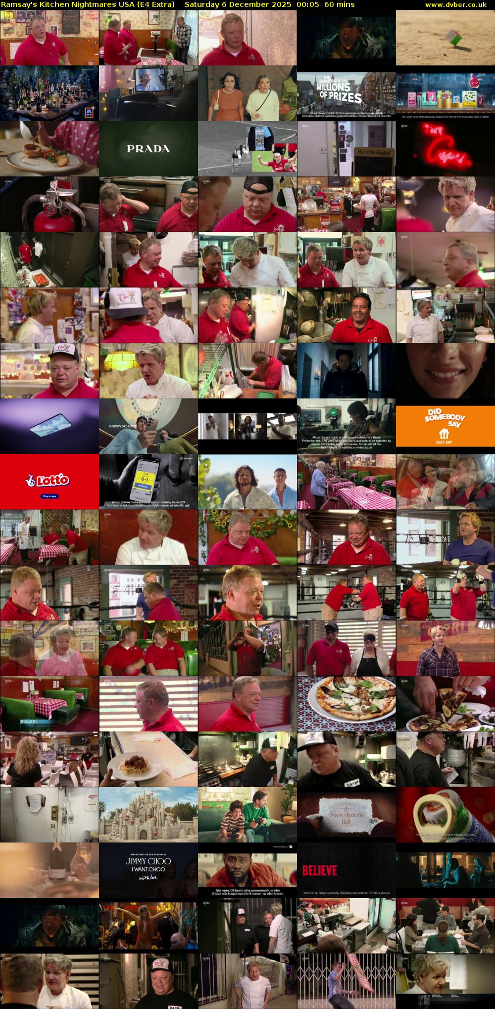 Ramsay's Kitchen Nightmares USA (E4 Extra) Saturday 6 December 2025 00:05 - 01:05