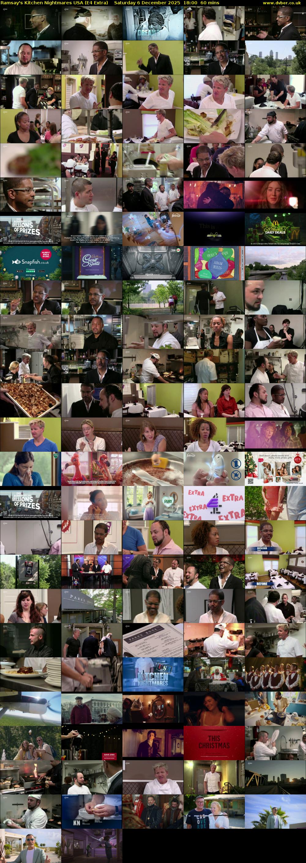 Ramsay's Kitchen Nightmares USA (E4 Extra) Saturday 6 December 2025 18:00 - 19:00