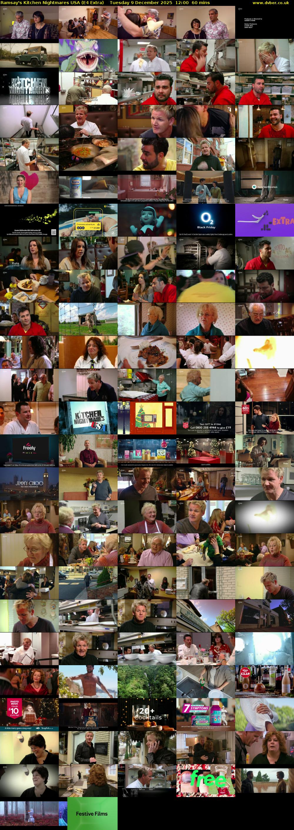 Ramsay's Kitchen Nightmares USA (E4 Extra) Tuesday 9 December 2025 12:00 - 13:00