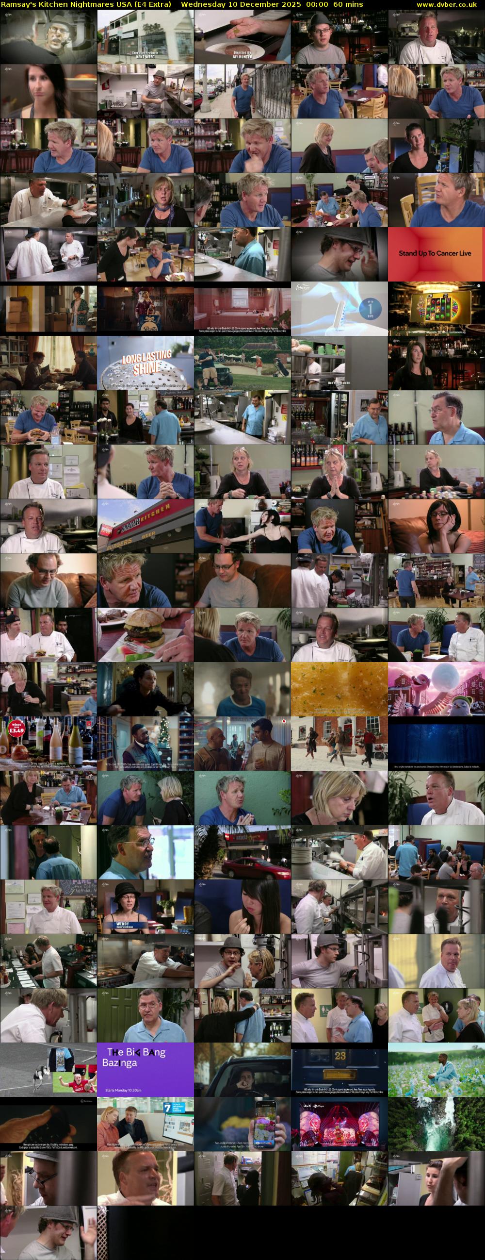Ramsay's Kitchen Nightmares USA (E4 Extra) Wednesday 10 December 2025 00:00 - 01:00