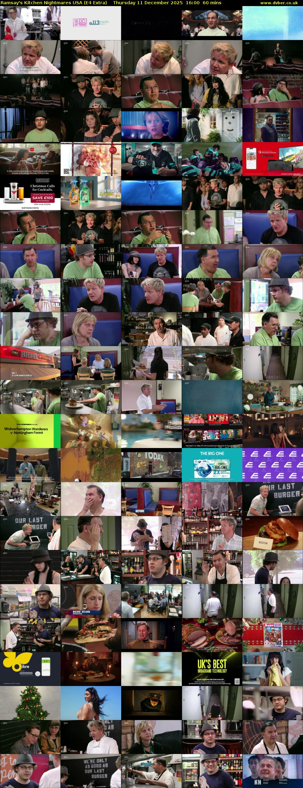 Ramsay's Kitchen Nightmares USA (E4 Extra) Thursday 11 December 2025 16:00 - 17:00
