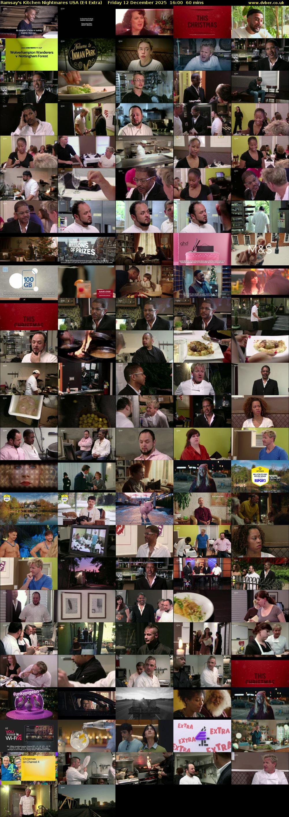 Ramsay's Kitchen Nightmares USA (E4 Extra) Friday 12 December 2025 16:00 - 17:00