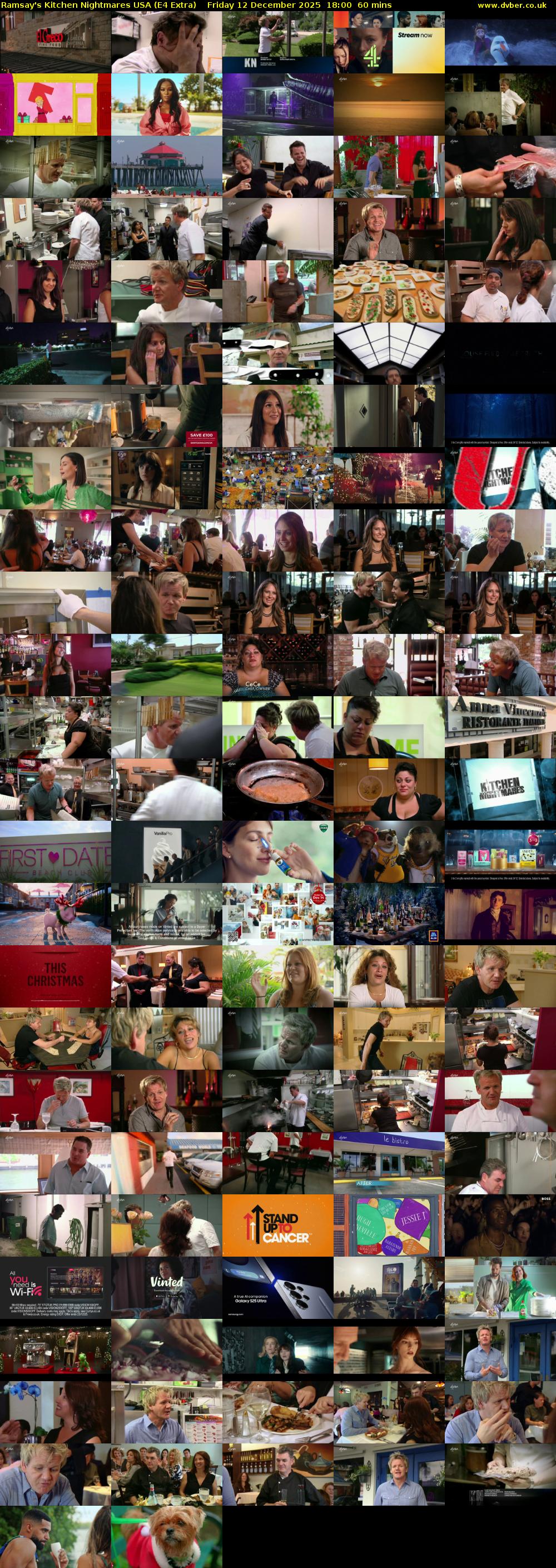 Ramsay's Kitchen Nightmares USA (E4 Extra) Friday 12 December 2025 18:00 - 19:00