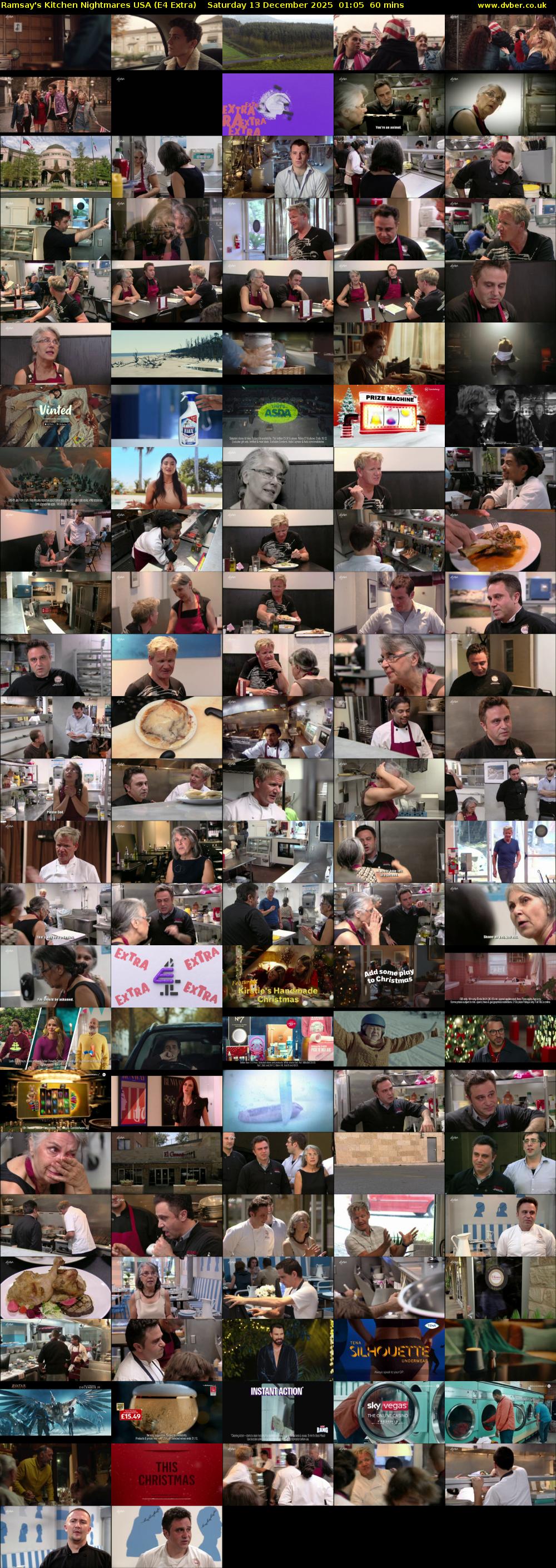 Ramsay's Kitchen Nightmares USA (E4 Extra) Saturday 13 December 2025 01:05 - 02:05