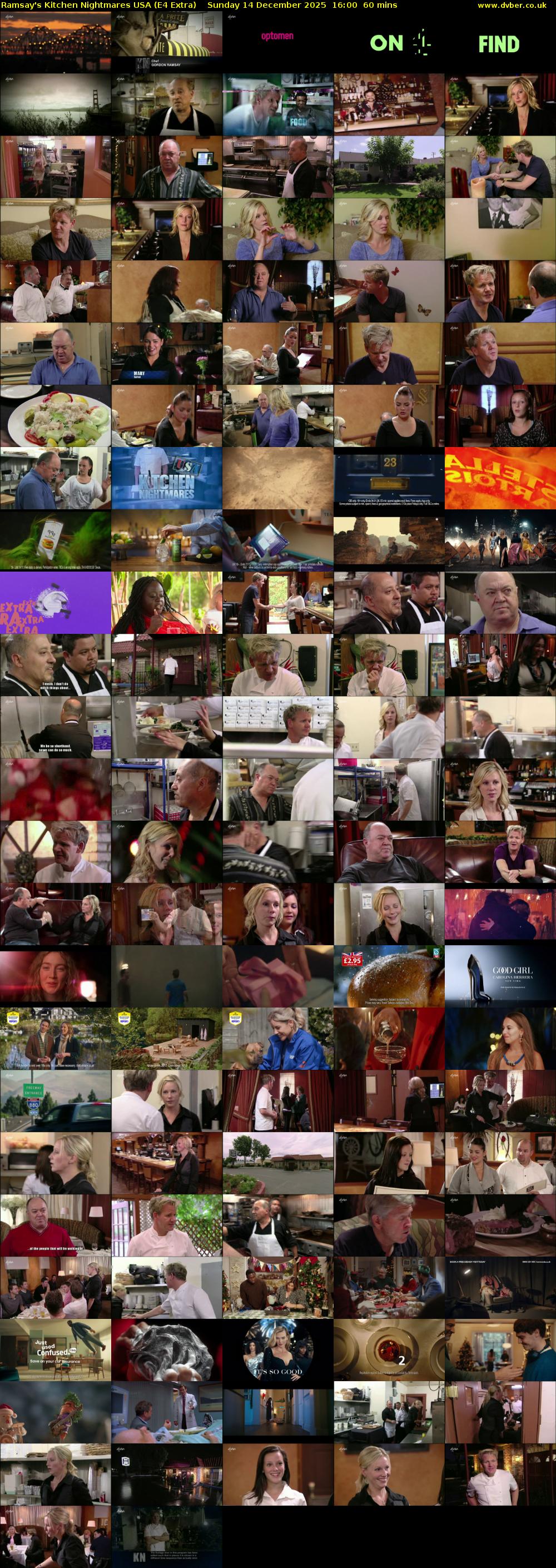 Ramsay's Kitchen Nightmares USA (E4 Extra) Sunday 14 December 2025 16:00 - 17:00