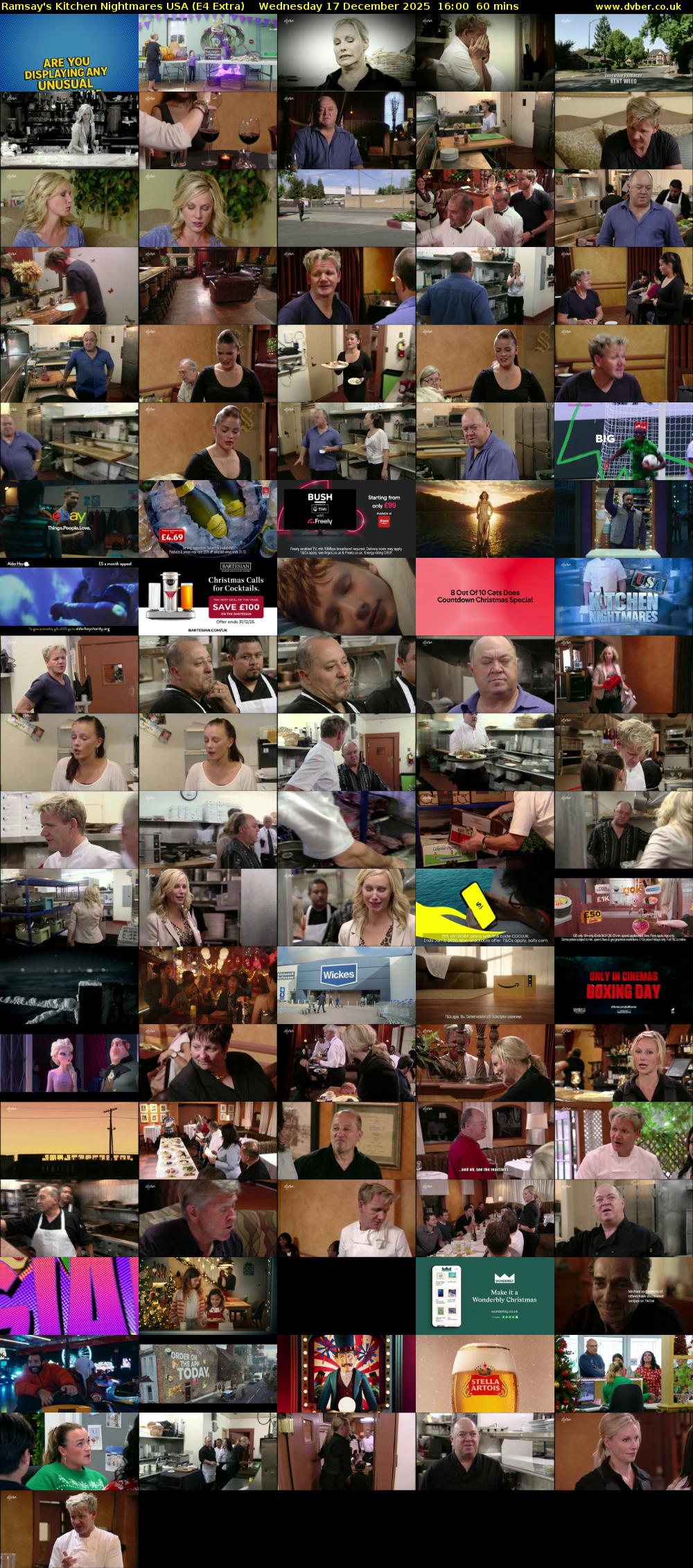 Ramsay's Kitchen Nightmares USA (E4 Extra) Wednesday 17 December 2025 16:00 - 17:00