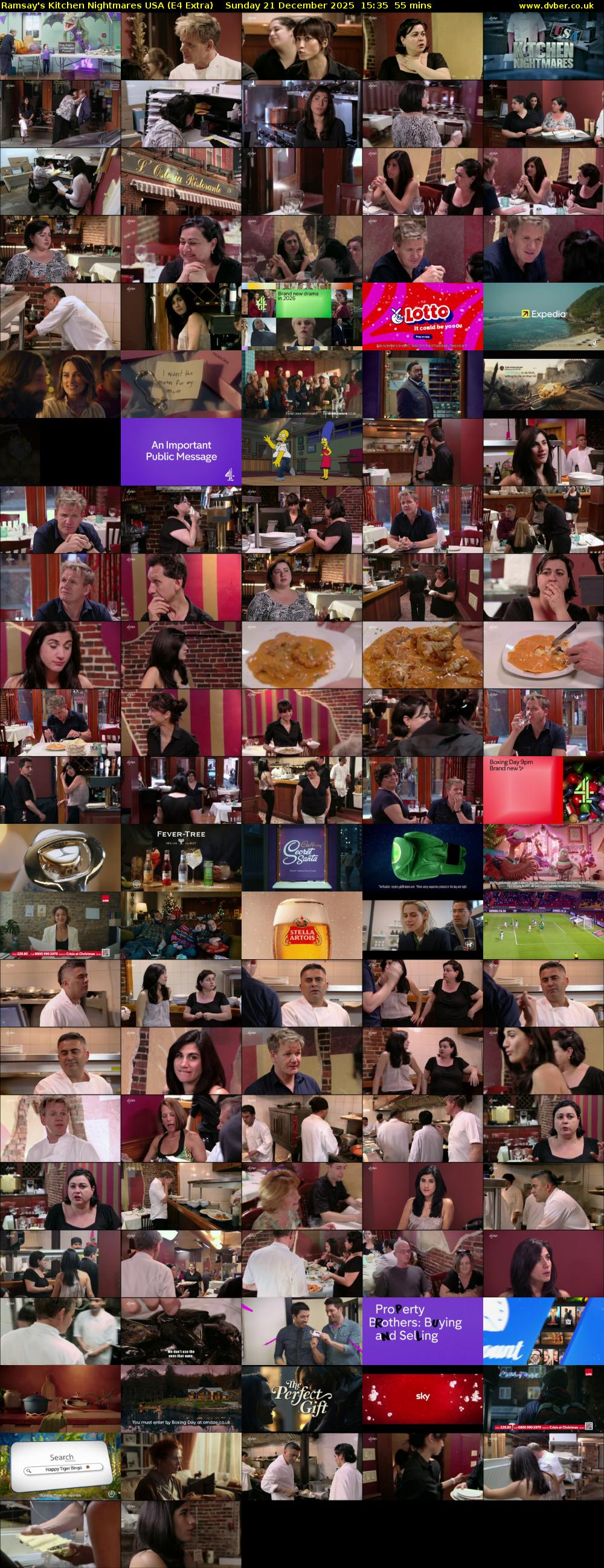 Ramsay's Kitchen Nightmares USA (E4 Extra) Sunday 21 December 2025 15:35 - 16:30