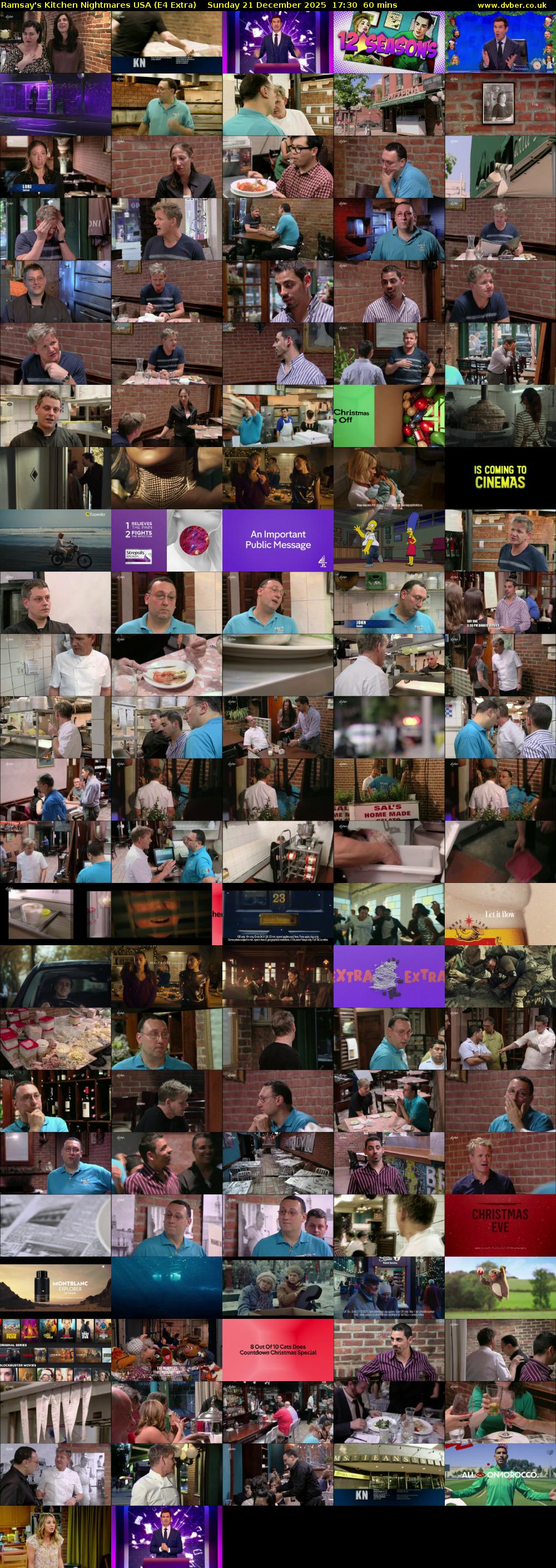 Ramsay's Kitchen Nightmares USA (E4 Extra) Sunday 21 December 2025 17:30 - 18:30