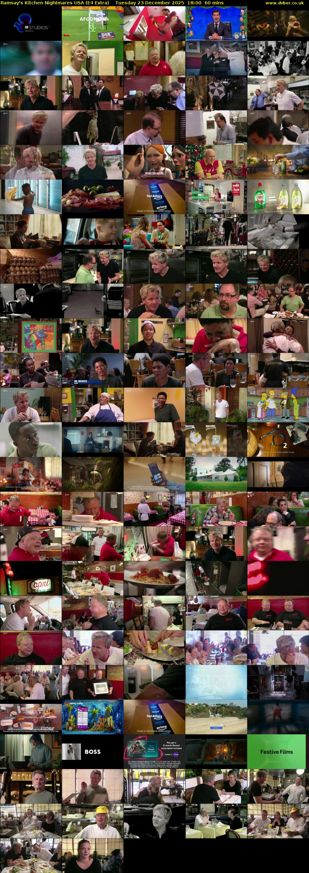 Ramsay's Kitchen Nightmares USA (E4 Extra) Tuesday 23 December 2025 18:00 - 19:00