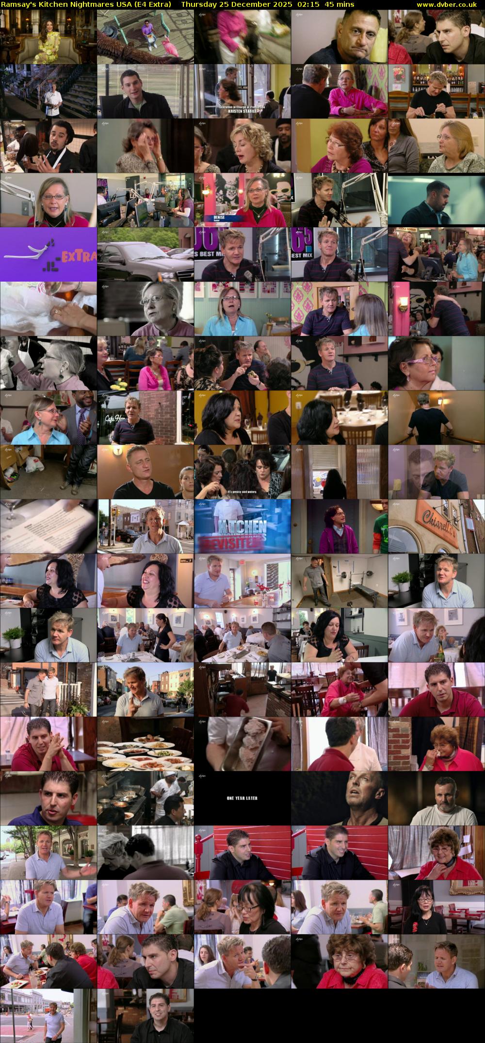 Ramsay's Kitchen Nightmares USA (E4 Extra) Thursday 25 December 2025 02:15 - 03:00