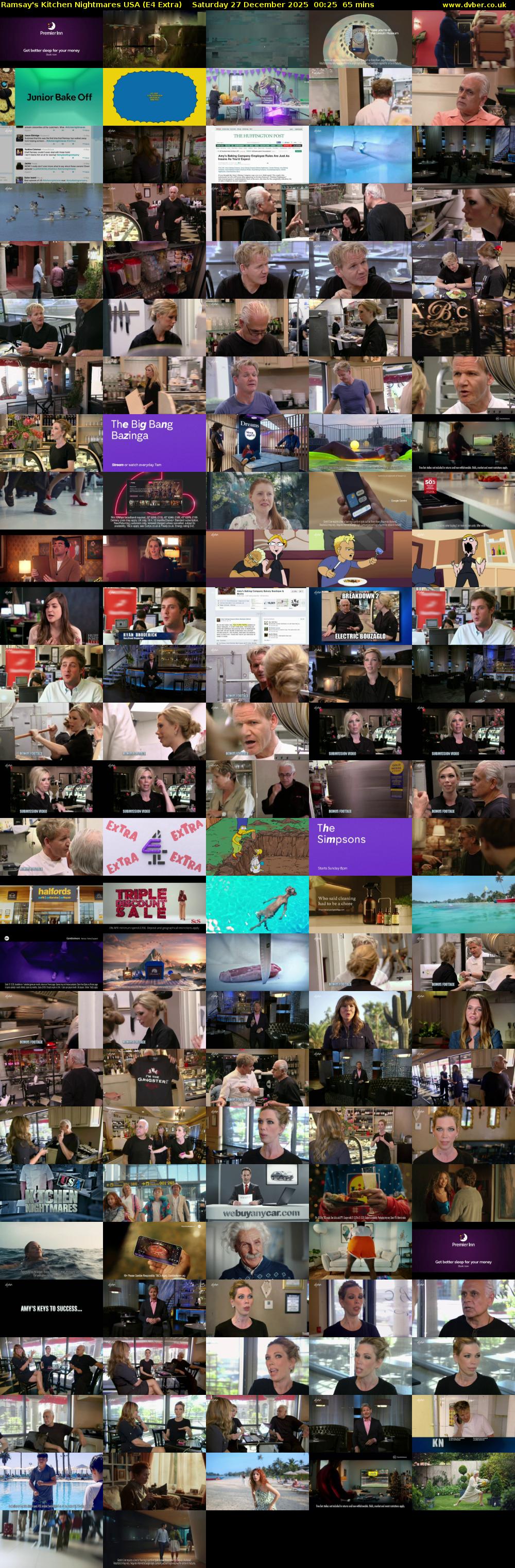 Ramsay's Kitchen Nightmares USA (E4 Extra) Saturday 27 December 2025 00:25 - 01:30