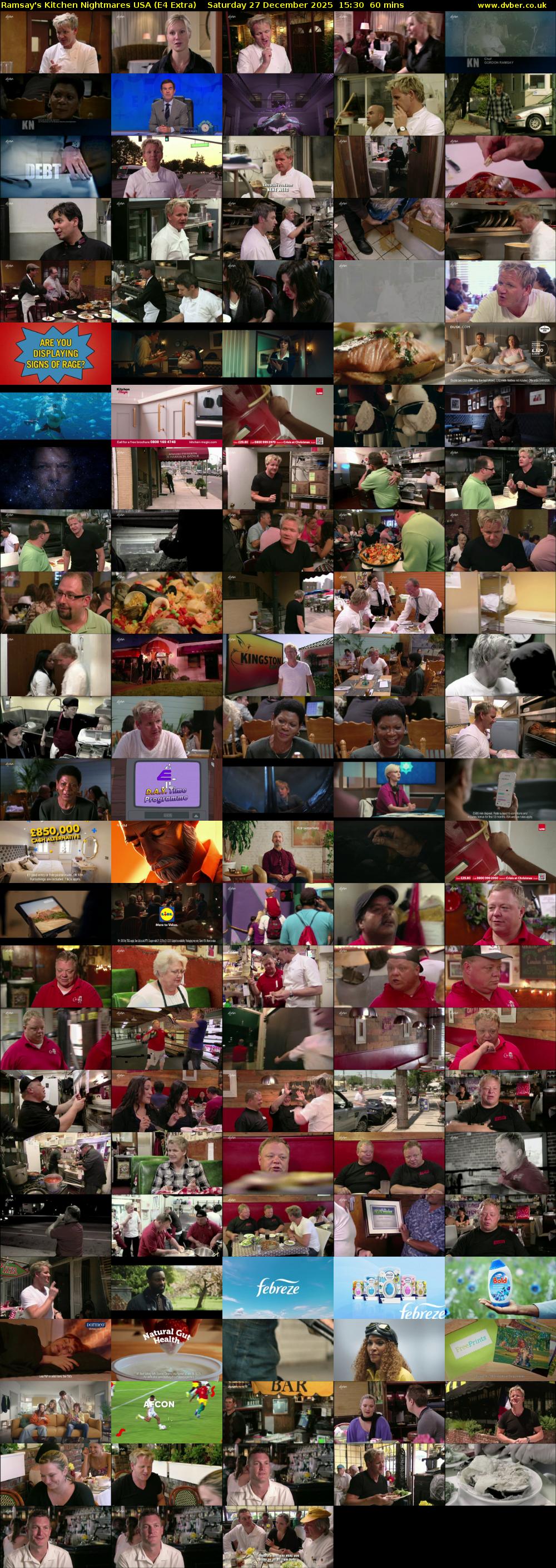 Ramsay's Kitchen Nightmares USA (E4 Extra) Saturday 27 December 2025 15:30 - 16:30