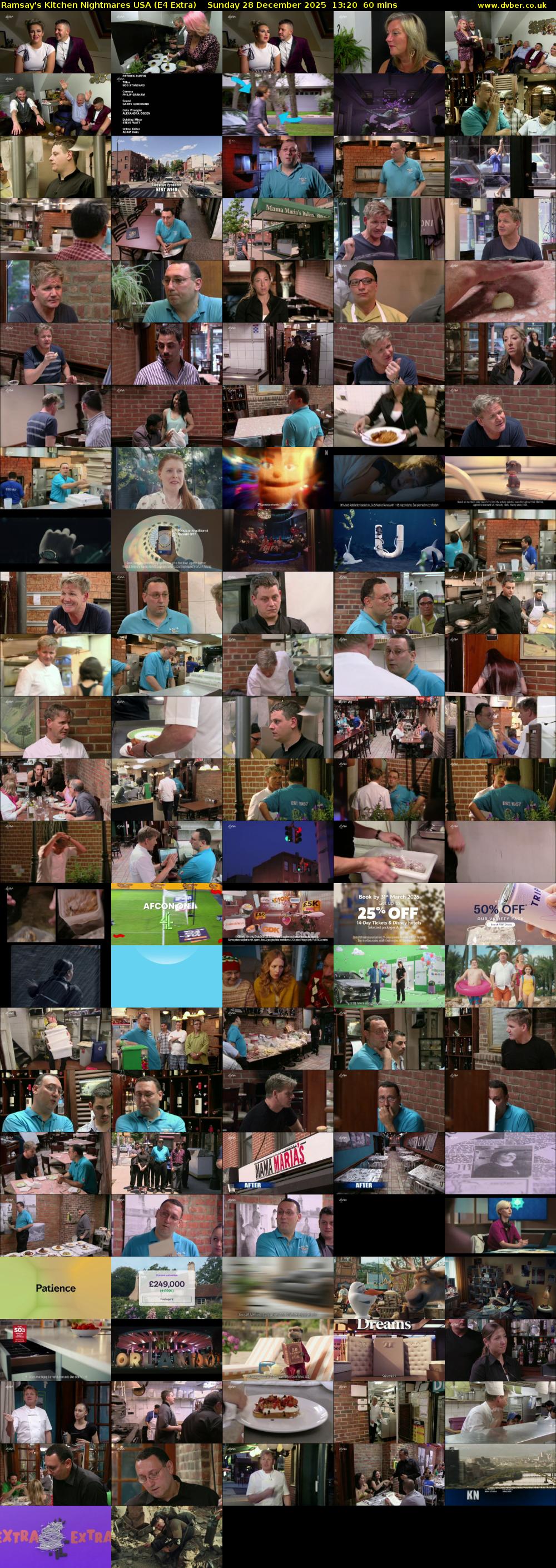 Ramsay's Kitchen Nightmares USA (E4 Extra) Sunday 28 December 2025 13:20 - 14:20