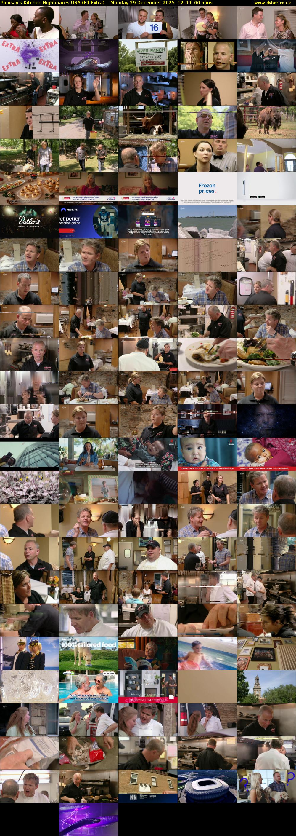 Ramsay's Kitchen Nightmares USA (E4 Extra) Monday 29 December 2025 12:00 - 13:00