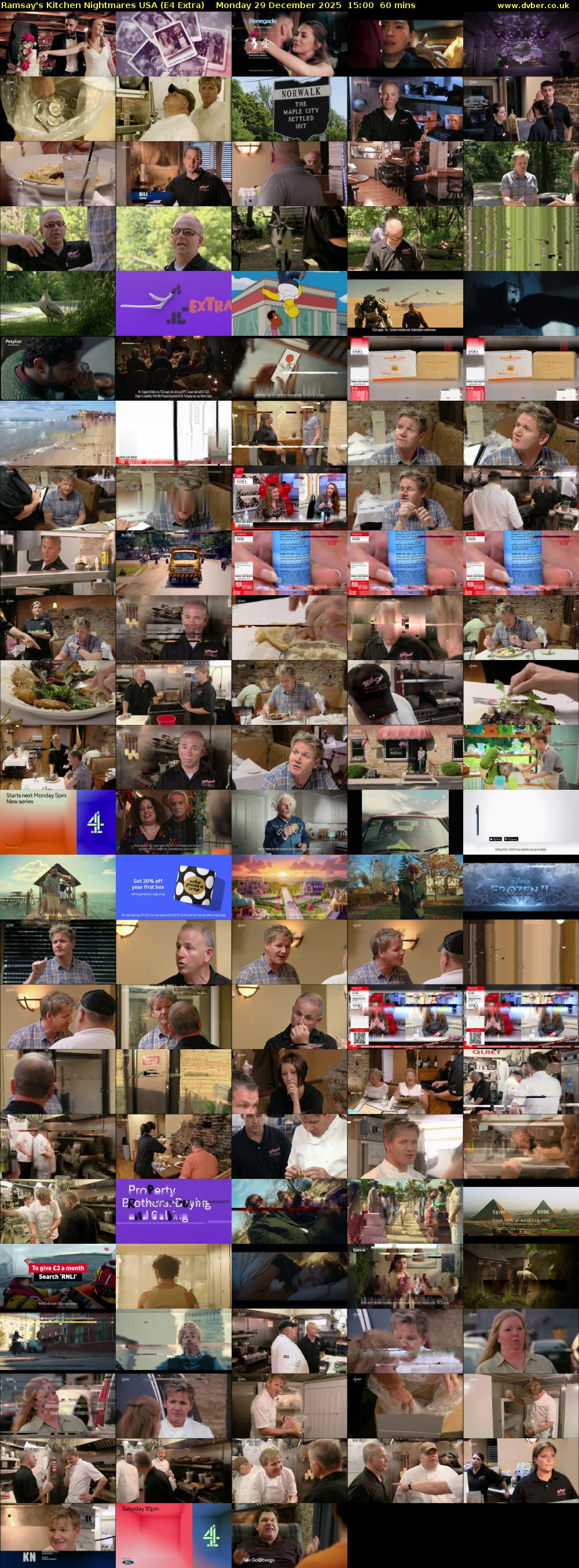 Ramsay's Kitchen Nightmares USA (E4 Extra) Monday 29 December 2025 15:00 - 16:00