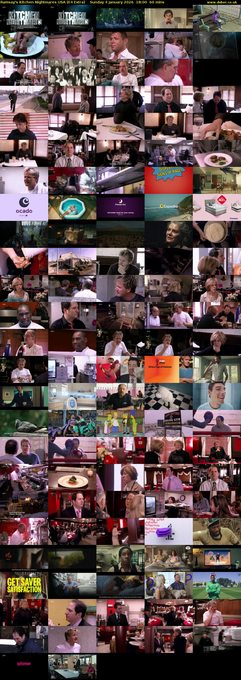 Ramsay's Kitchen Nightmares USA (E4 Extra) Sunday 4 January 2026 18:00 - 19:00