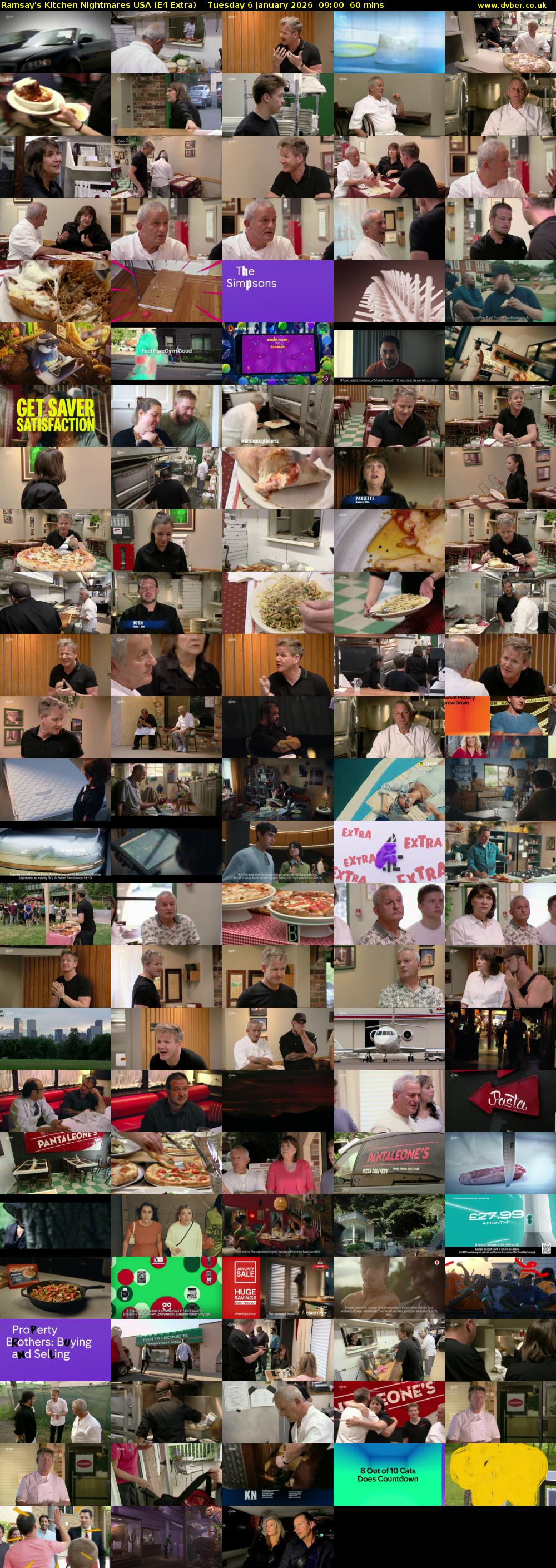 Ramsay's Kitchen Nightmares USA (E4 Extra) Tuesday 6 January 2026 09:00 - 10:00