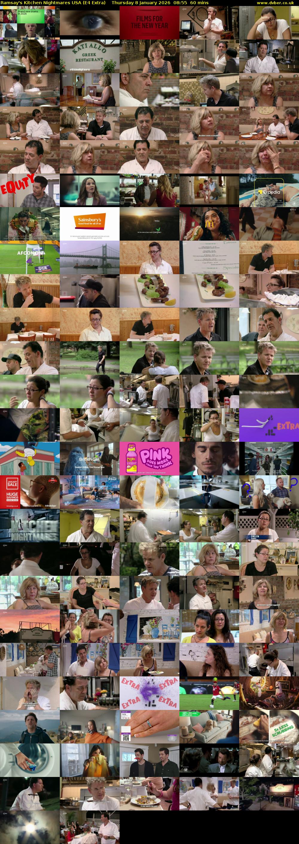 Ramsay's Kitchen Nightmares USA (E4 Extra) Thursday 8 January 2026 08:55 - 09:55