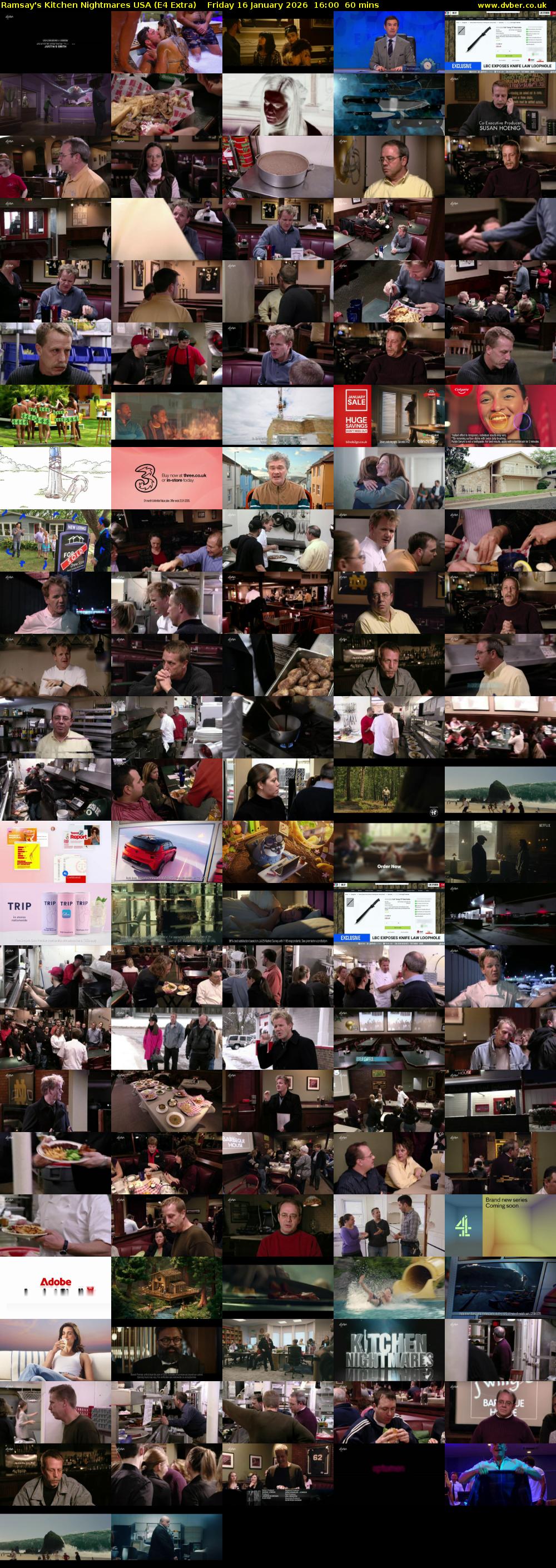 Ramsay's Kitchen Nightmares USA (E4 Extra) Friday 16 January 2026 16:00 - 17:00