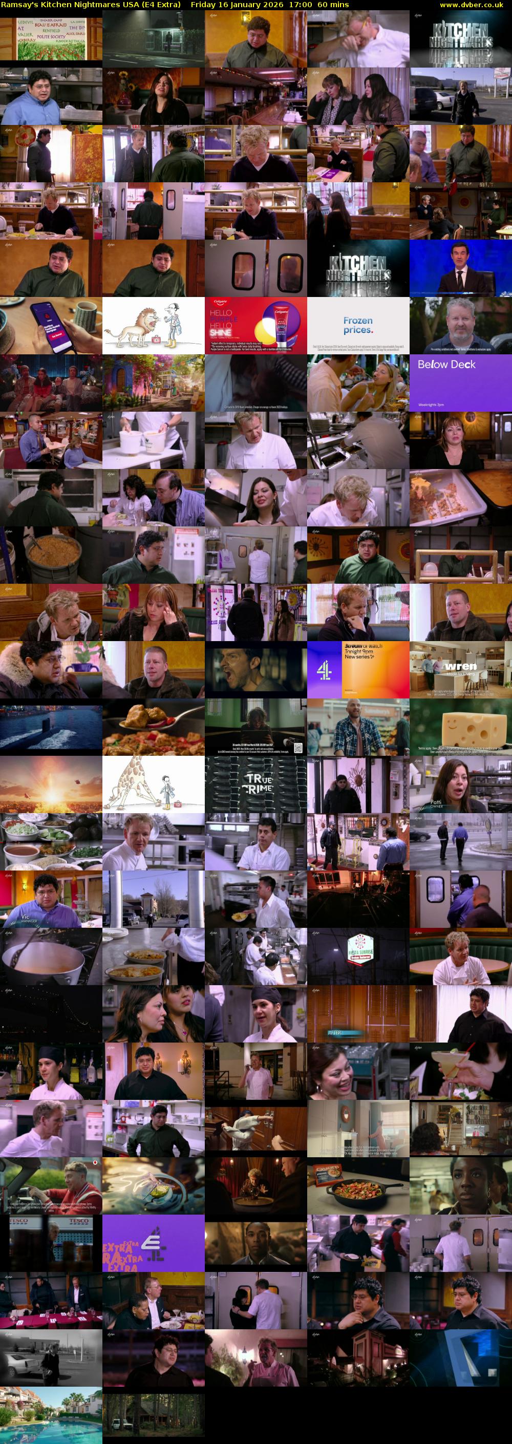 Ramsay's Kitchen Nightmares USA (E4 Extra) Friday 16 January 2026 17:00 - 18:00