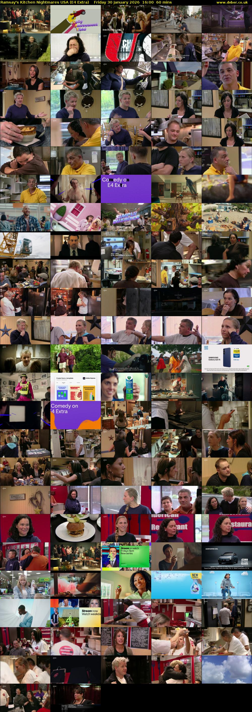 Ramsay's Kitchen Nightmares USA (E4 Extra) Friday 30 January 2026 16:00 - 17:00